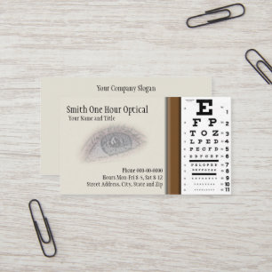Visitenkarte für Optometristen