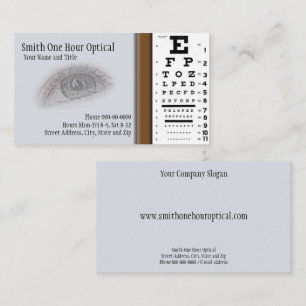 Visitenkarte für Optometristen