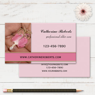 Visitenkarte für professionelle Altenpflege