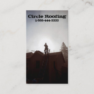 Visitenkarte für Roofer/Bau
