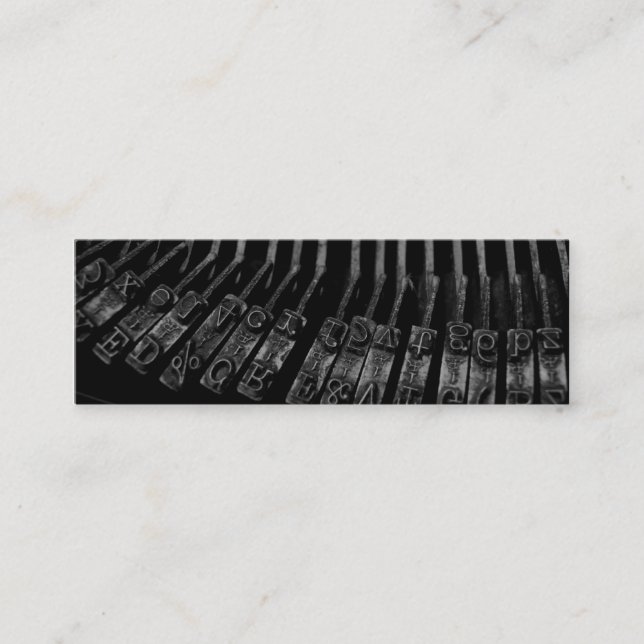 Visitenkarte für Schriftsteller (Vorderseite)