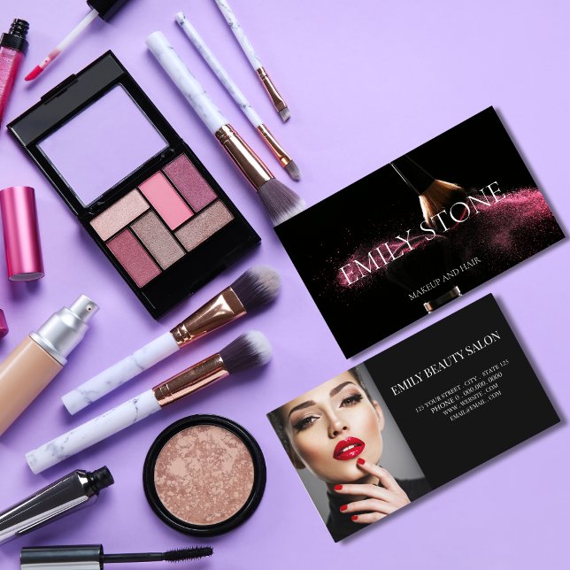 Visitenkarte für Schwarz-Weiß-Haare (Von Creator hochgeladen)