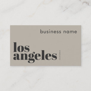 Visitenkarte für Unternehmen in Los Angeles LA Kal