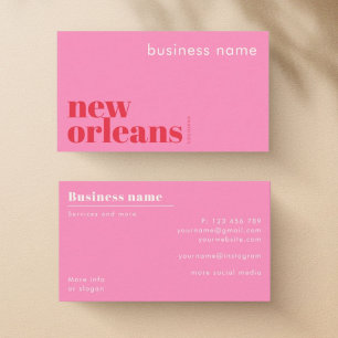 Visitenkarte für Unternehmen in New Orleans Louisi