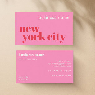 Visitenkarte für Unternehmen in New York City NYC