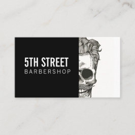 Visitenkarte für Vintage Barbershop-Skulptur