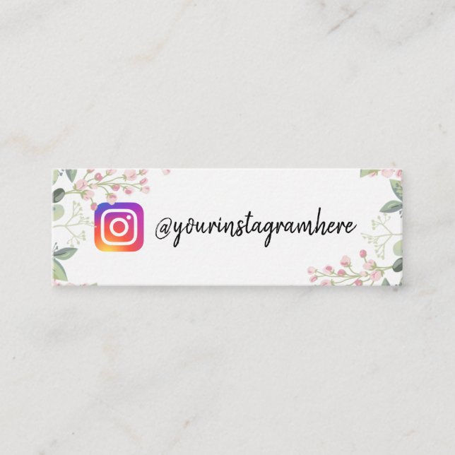 Visitenkarte für Wasserfarben (Vorderseite)