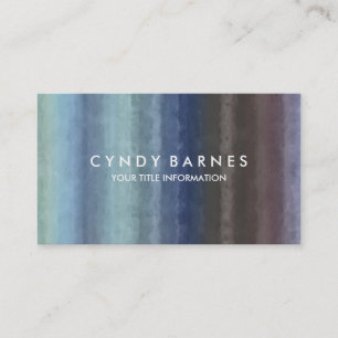 Visitenkarte für Wasserfarben Streifen