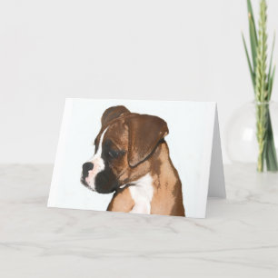 Visitenkarte für weibliche Boxer Karte