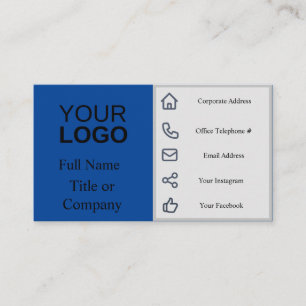 Visitenkarte - halb & halb