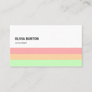 Visitenkarte in einem einfachen Stil.