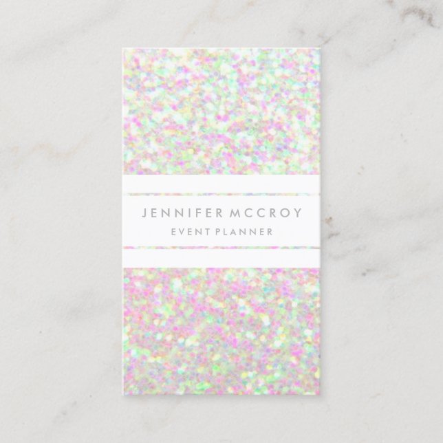 Visitenkarte - Iridescent Biz (Vorderseite)