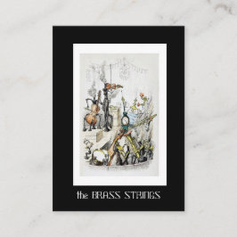 Visitenkarte J J Grandville für Musiker