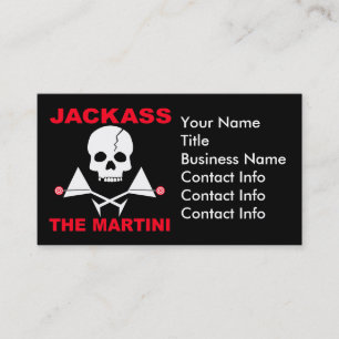 Visitenkarte - JACKASS, Der Barkeeper