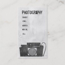 Visitenkarte Kamera Fotografie