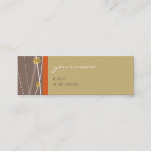 VISITENKARTE:: Klammern 3 Mini Visitenkarte