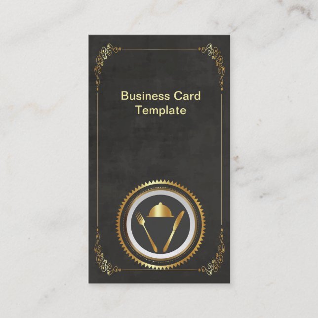 Visitenkarte Klasse für feine Ernährung (Vorderseite)