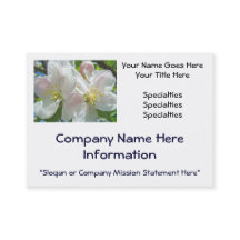 Visitenkarte-kundenspezifische Apple-Blüten