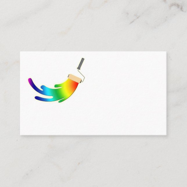 Visitenkarte-Logo Blank Painting Company Visitenkarte (Vorderseite)