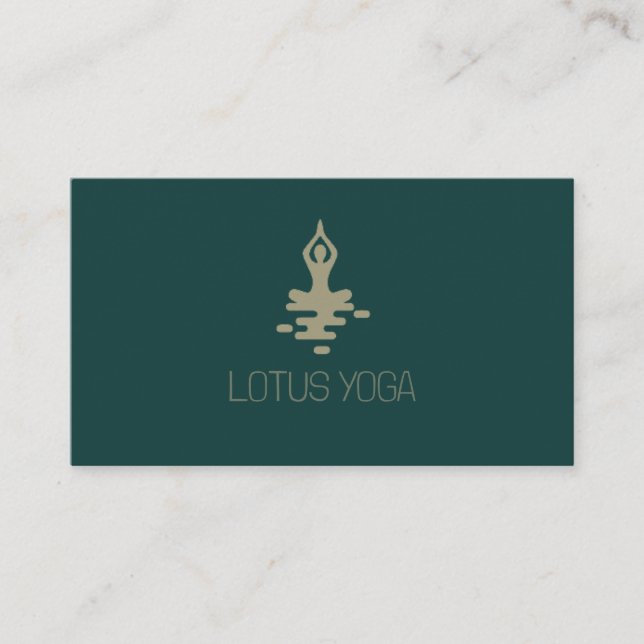 Visitenkarte LOTUS YOGA (Vorderseite)