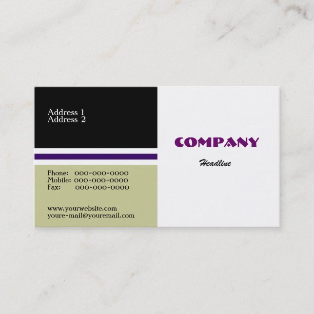 Visitenkarte Manager (Vorderseite)