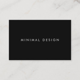 Visitenkarte Minimal Black BusinessCard