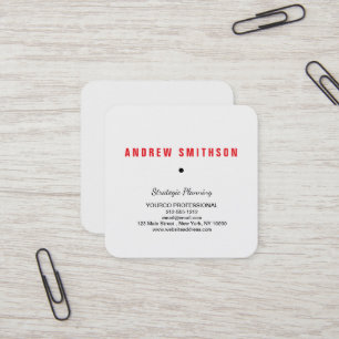 Visitenkarte Minimalistische, benutzerdefinierte V