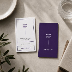 Visitenkarte Minimalistisches persönliches Marke