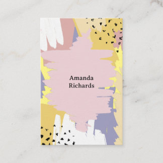 Visitenkarte mit grobkörnigem Hintergrund