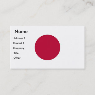 Visitenkarte mit japanischer Flagge