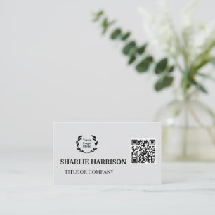 Visitenkarte mit QR-Code