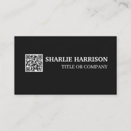 Visitenkarte mit QR-Code