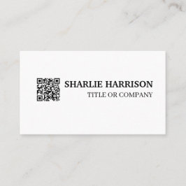 Visitenkarte mit QR-Code