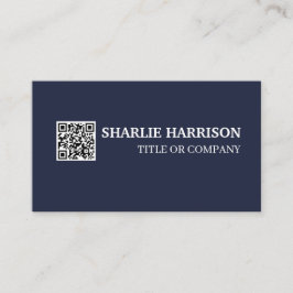 Visitenkarte mit QR-Code