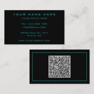 Visitenkarte mit QR-Code - Farben auswählen