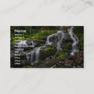 Visitenkarte mit vollfarbigem Hintergrund