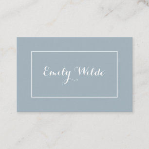 Visitenkarte Modern Blue White BusinessCard