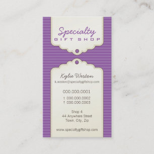 VISITENKARTE:: modisches gifttag P2 Visitenkarte