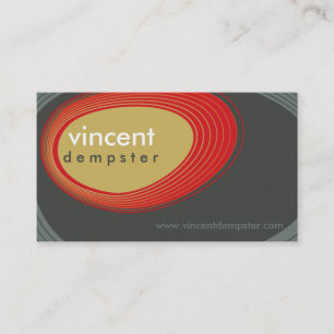 VISITENKARTE:: mutige Retro Felsen L7 Visitenkarte