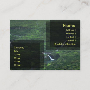 Visitenkarte "Mutter Natur"