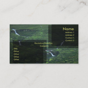 Visitenkarte "Mutter Natur"