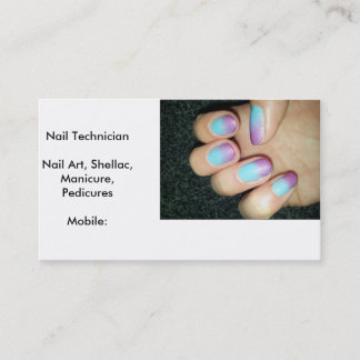 Visitenkarte-Nagel-Techniker Terminkarte