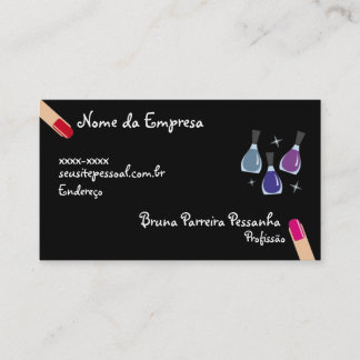 Visitenkarte Nägel und Schmelz