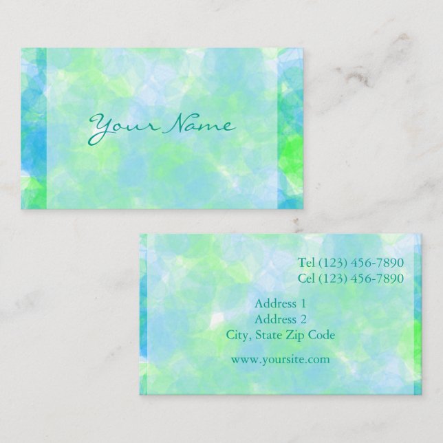 Visitenkarte - Natürlich (Vorne/Hinten)