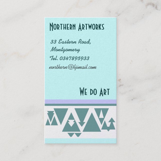 Visitenkarte Nord-Dreiecke (Vorderseite)