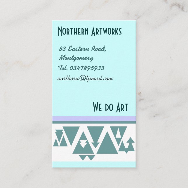 Visitenkarte Nord-Dreiecke (Vorderseite)