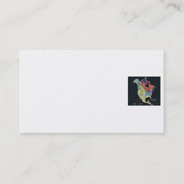 Visitenkarte/nordamerikanische Geologie Visitenkarte (Vorderseite)