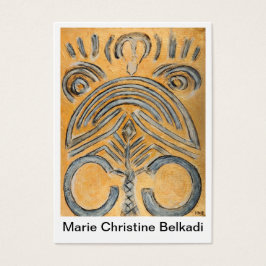 Visitenkarte Originelle Kunstwerke Abstrakte Kunst