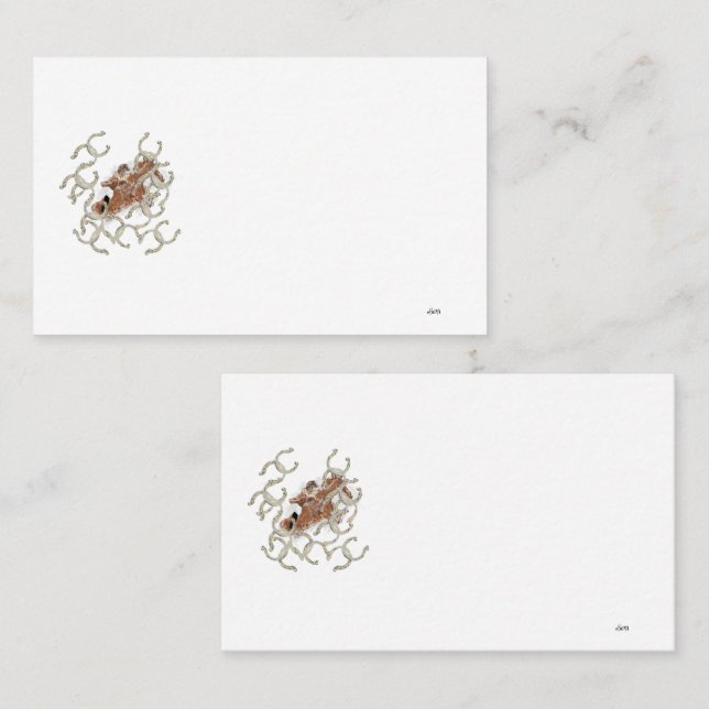 Visitenkarte: Rennen ist eingeschaltet Visitenkarte (Vorne/Hinten)