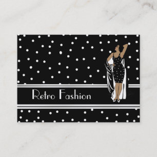 Visitenkarte Retro Fashion Vintag